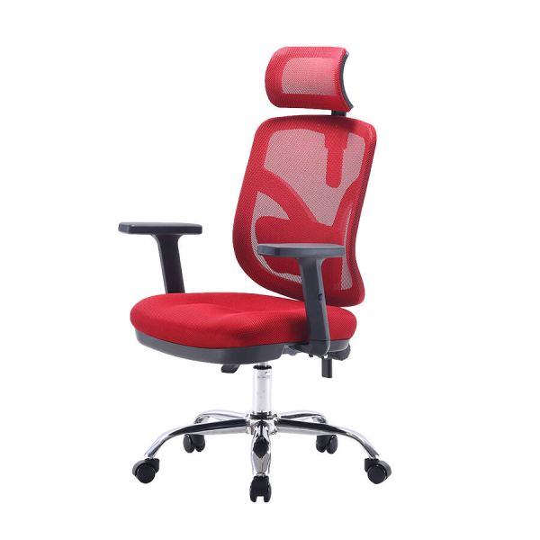 Fotel ergonomiczny biurowy obrotowy jOkasta Czerwona