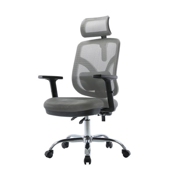Fotel ergonomiczny biurowy obrotowy jOkasta Szara